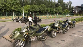 東方時(shí)尚學(xué)員摩托車考試現(xiàn)場